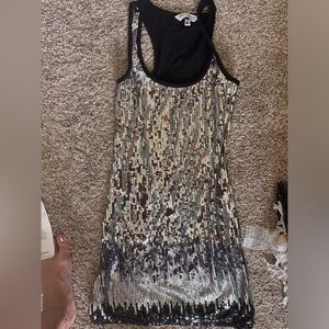 Ombré sequin bodycon dress